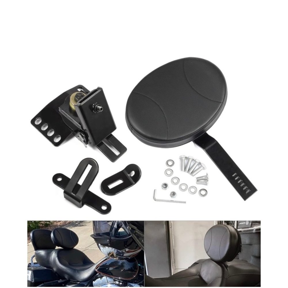 Benlari Adjustable Driver Backrest Rider Backrest Plug-In Backrest Compatible fo